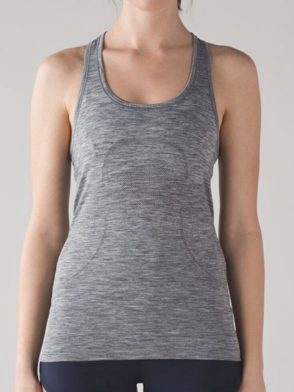 Lululemon Swiftly Tech Racerback Tank Top Light Heather Grey Seamless 6